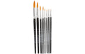 Creativ Company Rundpinsel Allrounder 8 Stück, Grösse 0 - 22, B: 1.5 - 8 mm