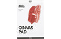Creativ Company Malblock Canvas Leinwand-Blätter, 10 Blatt, 280 g
