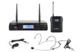 Vonyx WM61B Bodypack + Headset, UHF, 16Ch
