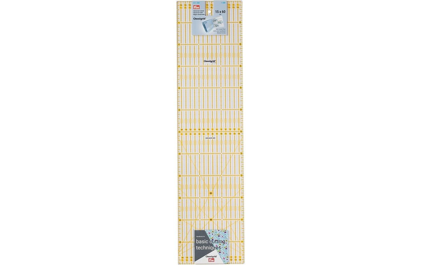 Prym Lineal Universal Omnigrid 15 x 60 cm, Stück