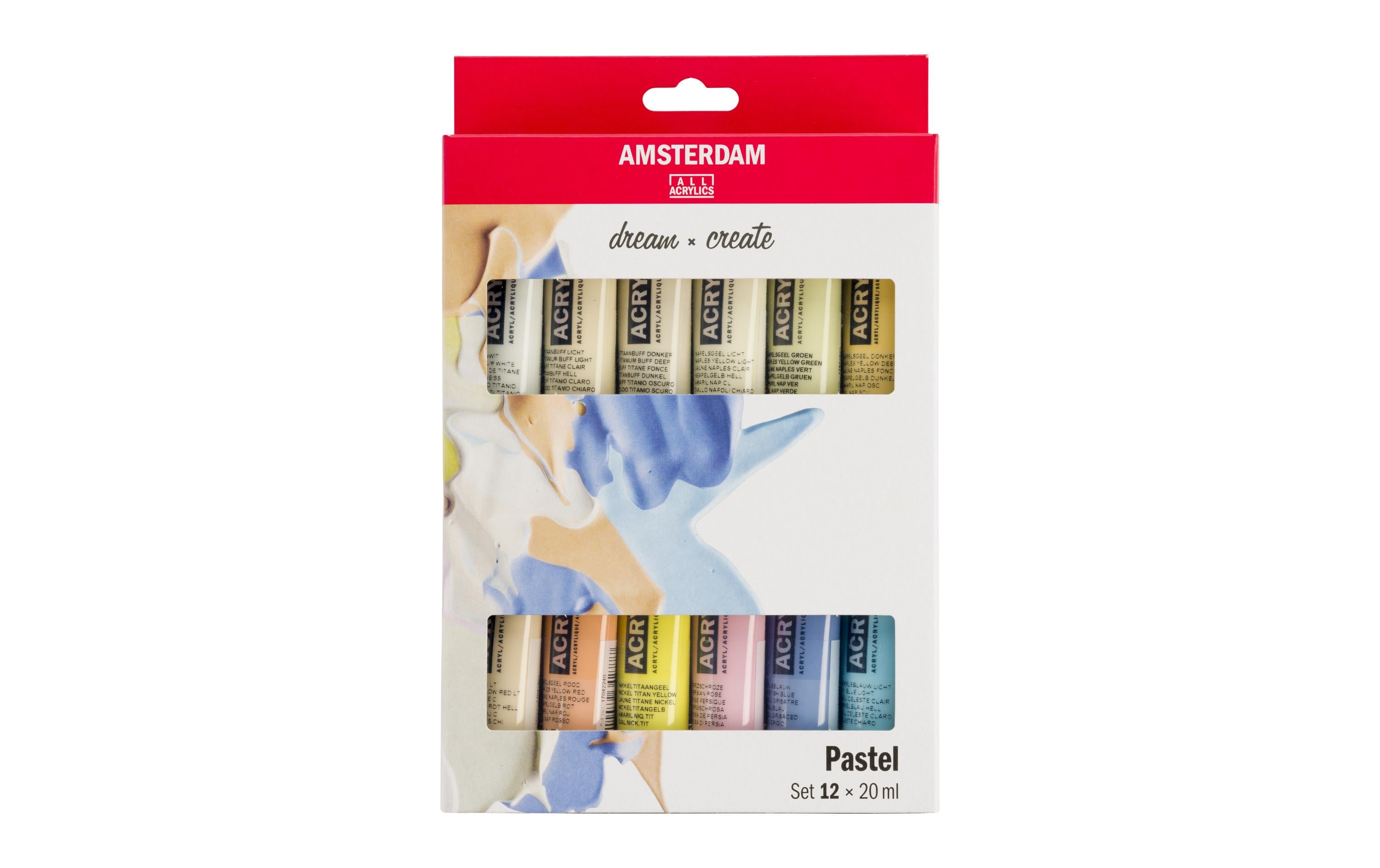 Amsterdam Acrylfarbe Pastels 12 Tuben à 20ml