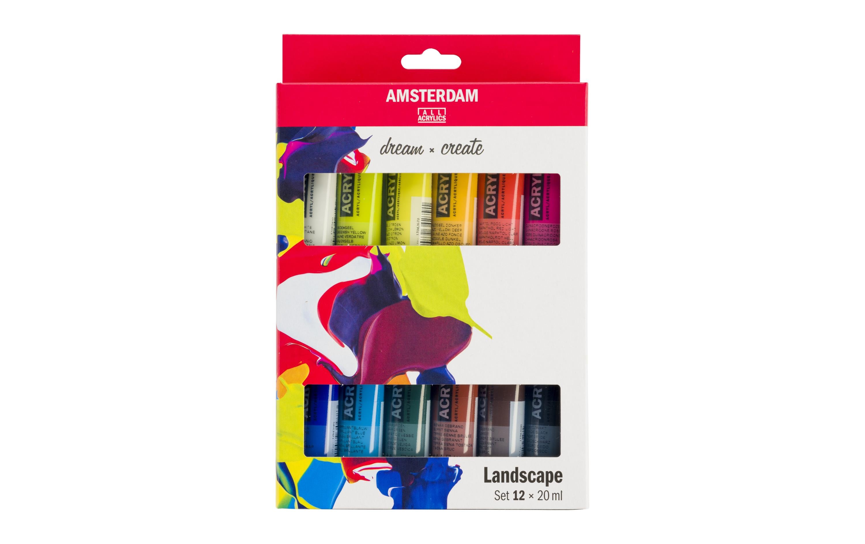 Amsterdam Acrylfarbe Landscape 12 Tuben à 20ml