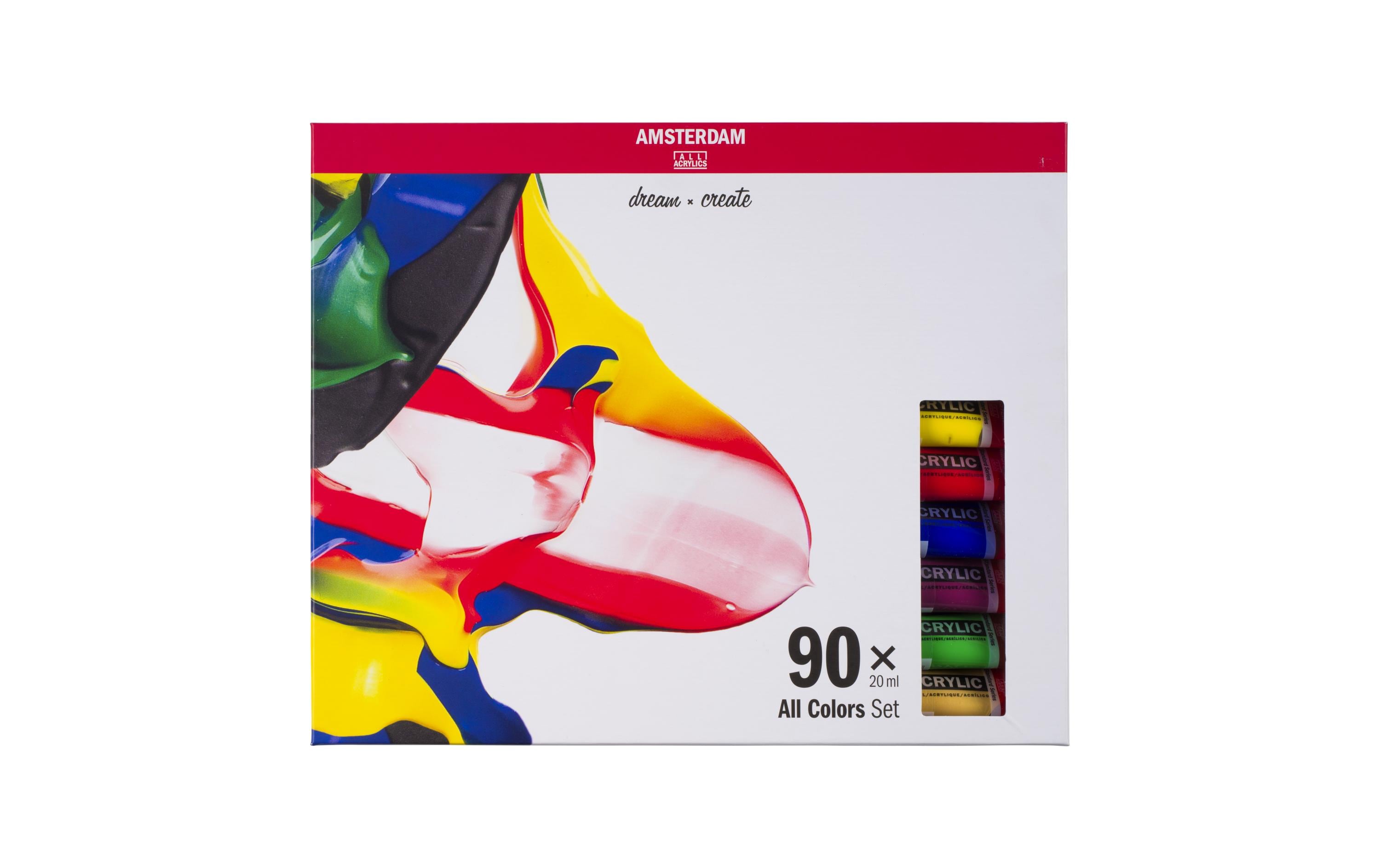 Amsterdam Acrylfarbe Standard 90er Set 90 Tuben à 20ml