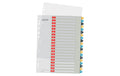 Leitz Cosy PC-beschriftbares Register PP mehrfarbig, 1-20