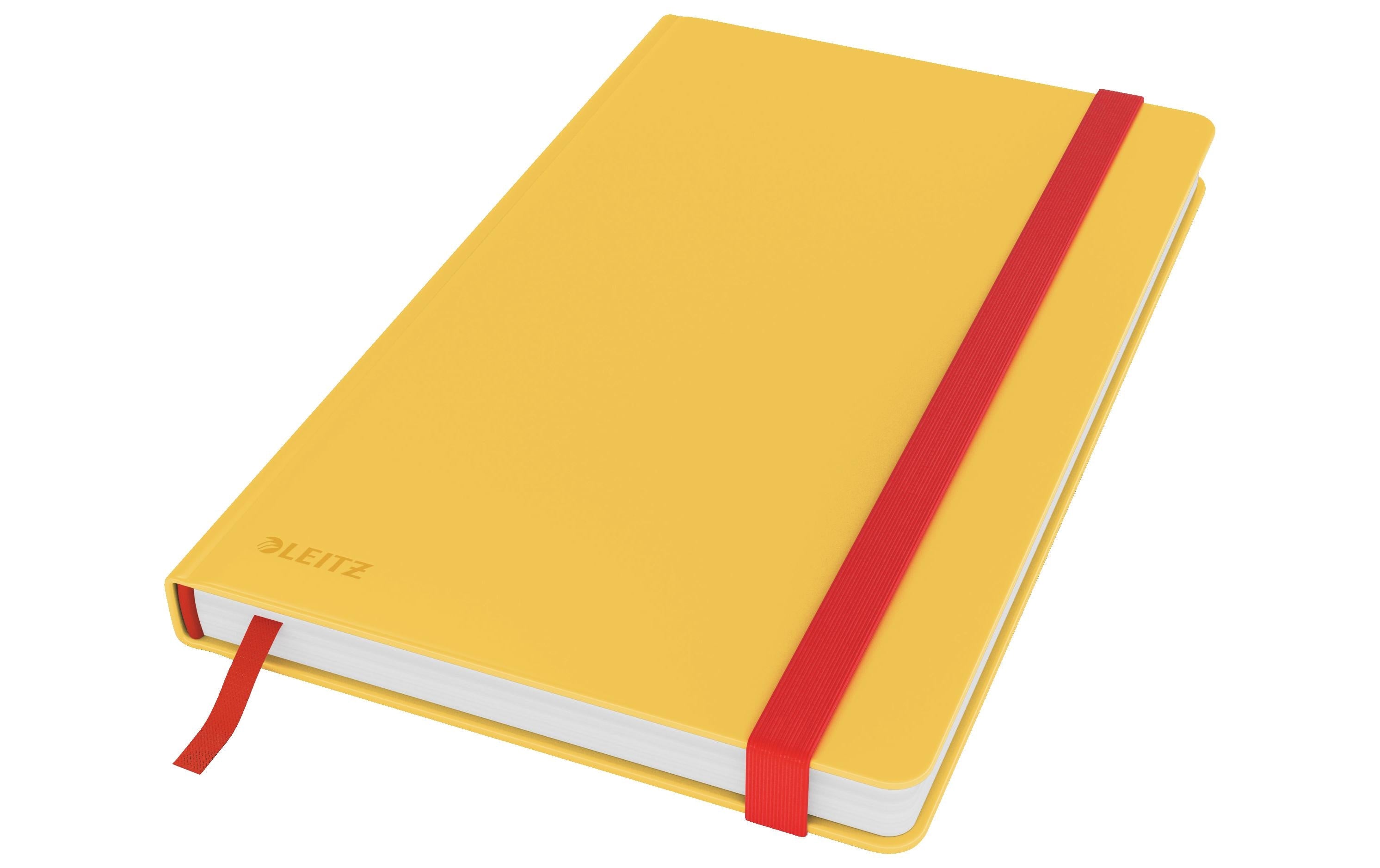Leitz Cosy Notizbuch, liniert mittlere Grösse ca. A5, gelb