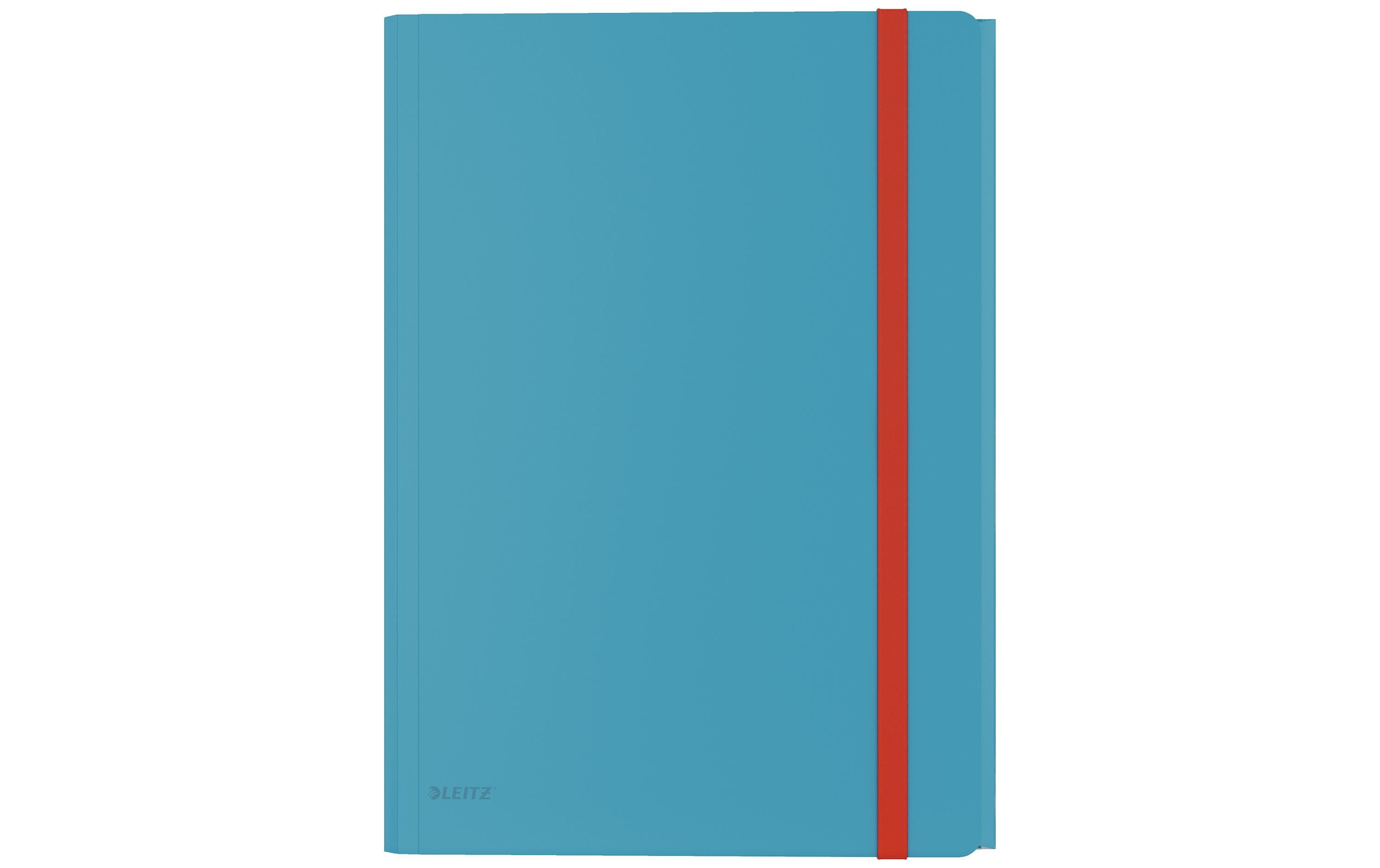 Leitz Cosy Gummibandmappe PP mit Tasche, blau