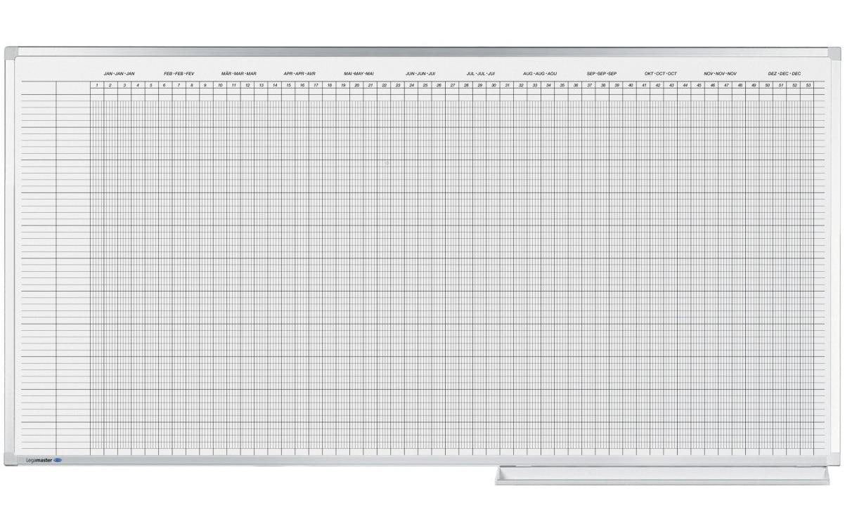 Legamaster Professional Jahresplaner 12 Monate, 100x150cm