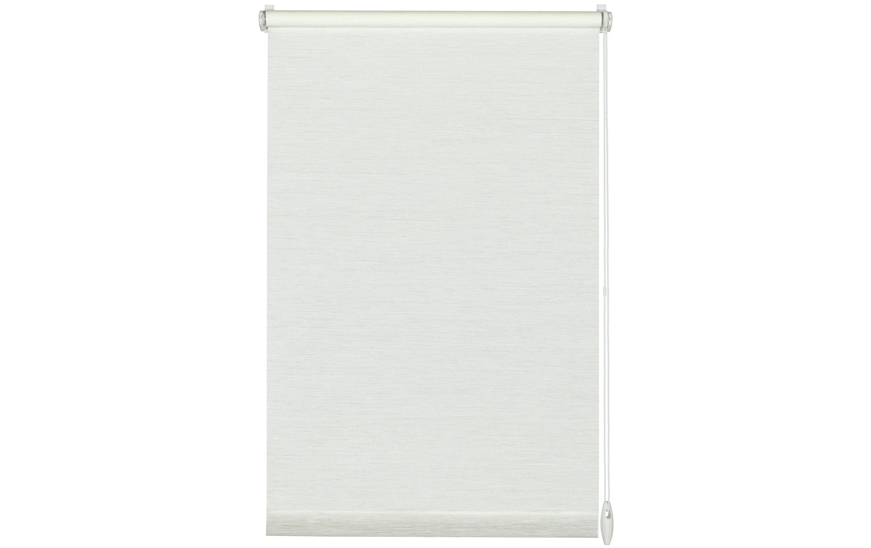 Gardinia EASYFIX Rollo Natur, Weiss 60 x 150 cm, 100% Polyester