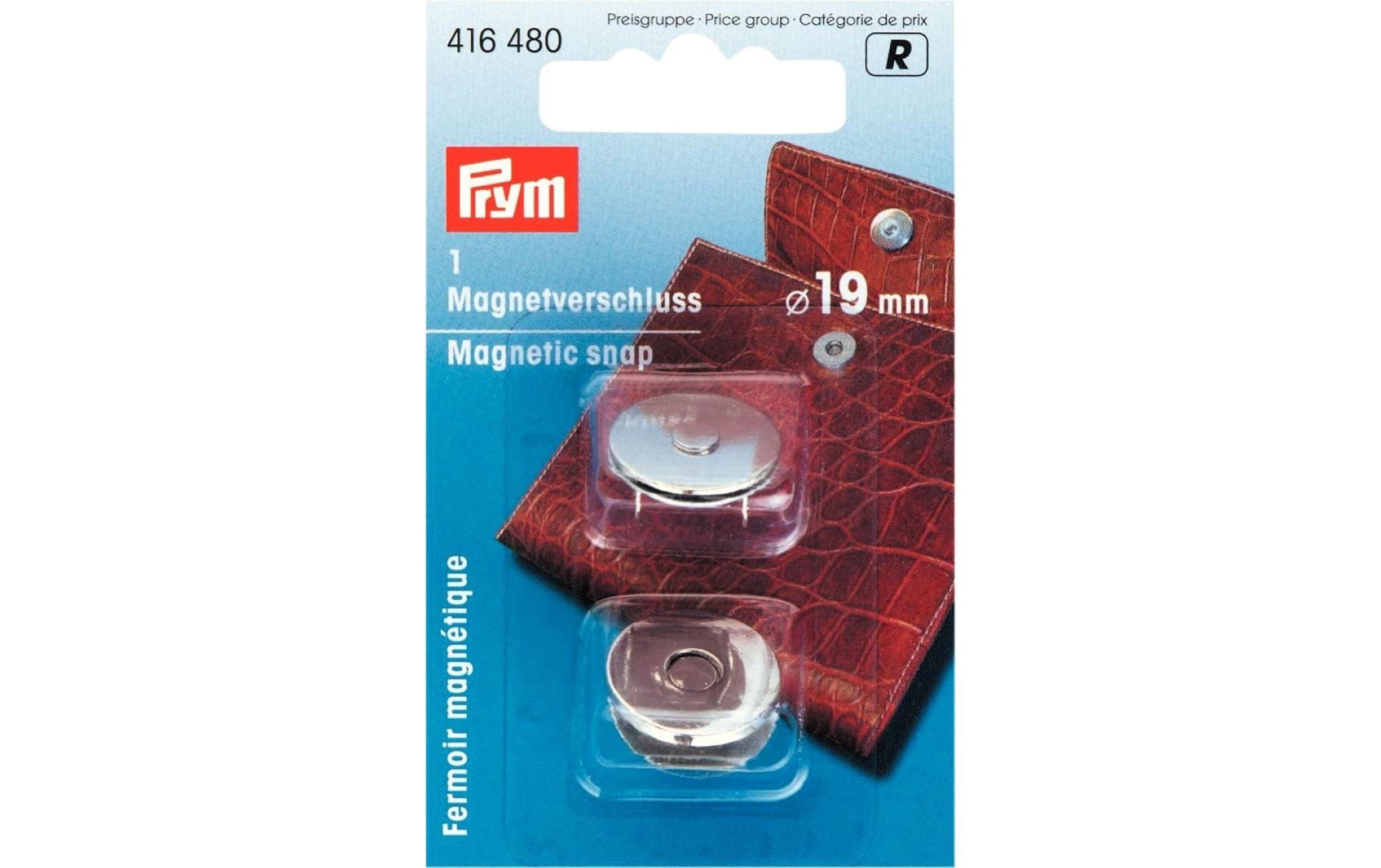 Prym Magnet-Verschluss, silber 19 mm, Karte