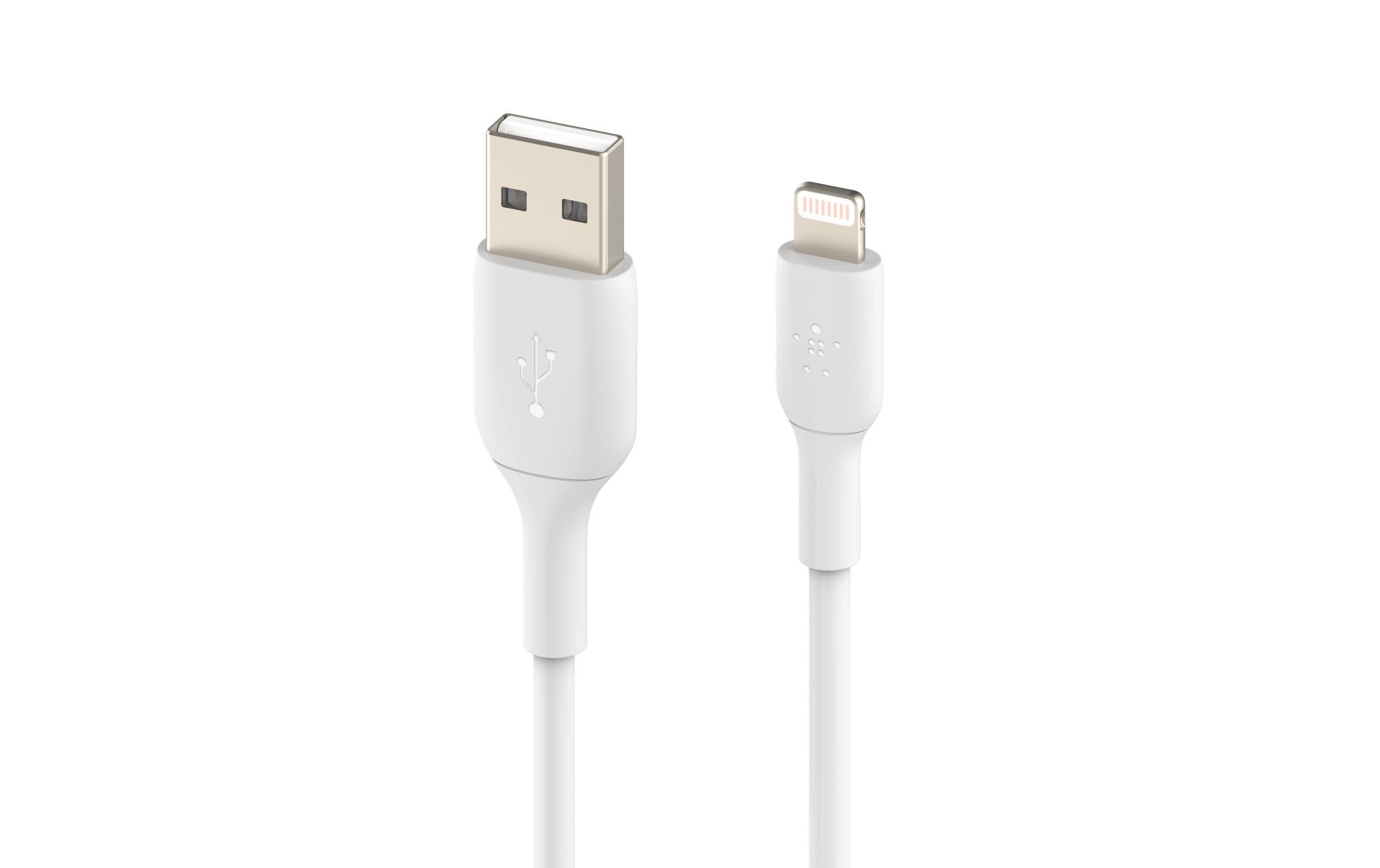 Belkin BoostCharge USB-A-Lightning 1m weiss