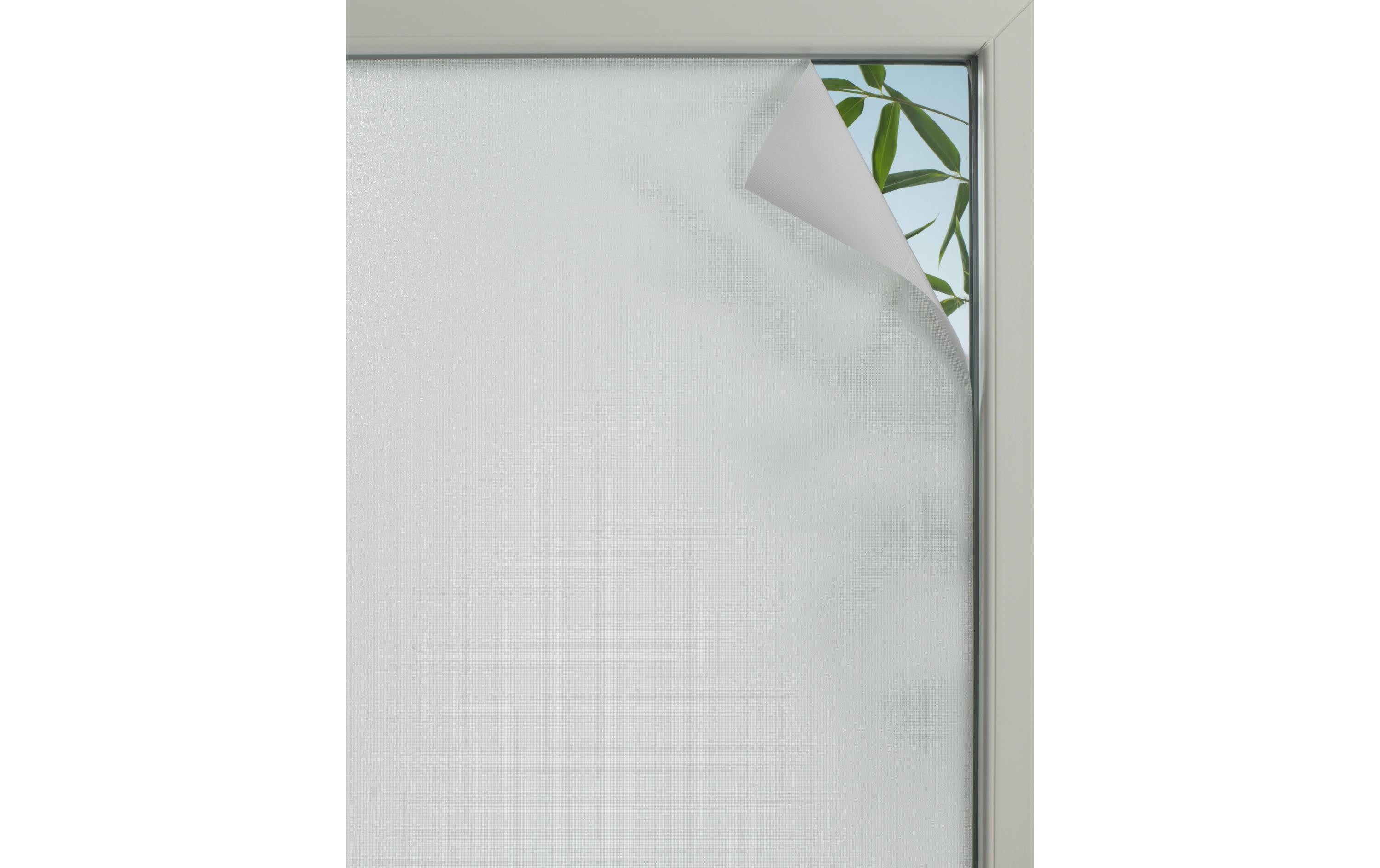 Gardinia Fensterfolie Textile, statisch semitransparent, 90x150 cm, 100% PVC