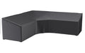 Aerocover Schutzhülle 255x255x90xH65/90 cm Lounge L-Form/Trapezform