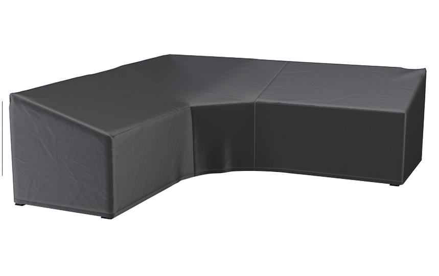 Aerocover Schutzhülle 255x255x90xH65/90 cm Lounge L-Form/Trapezform