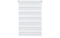 Gardinia EASYFIX Doppelrollo, Weiss 45 x 150 cm, 100% Polyester