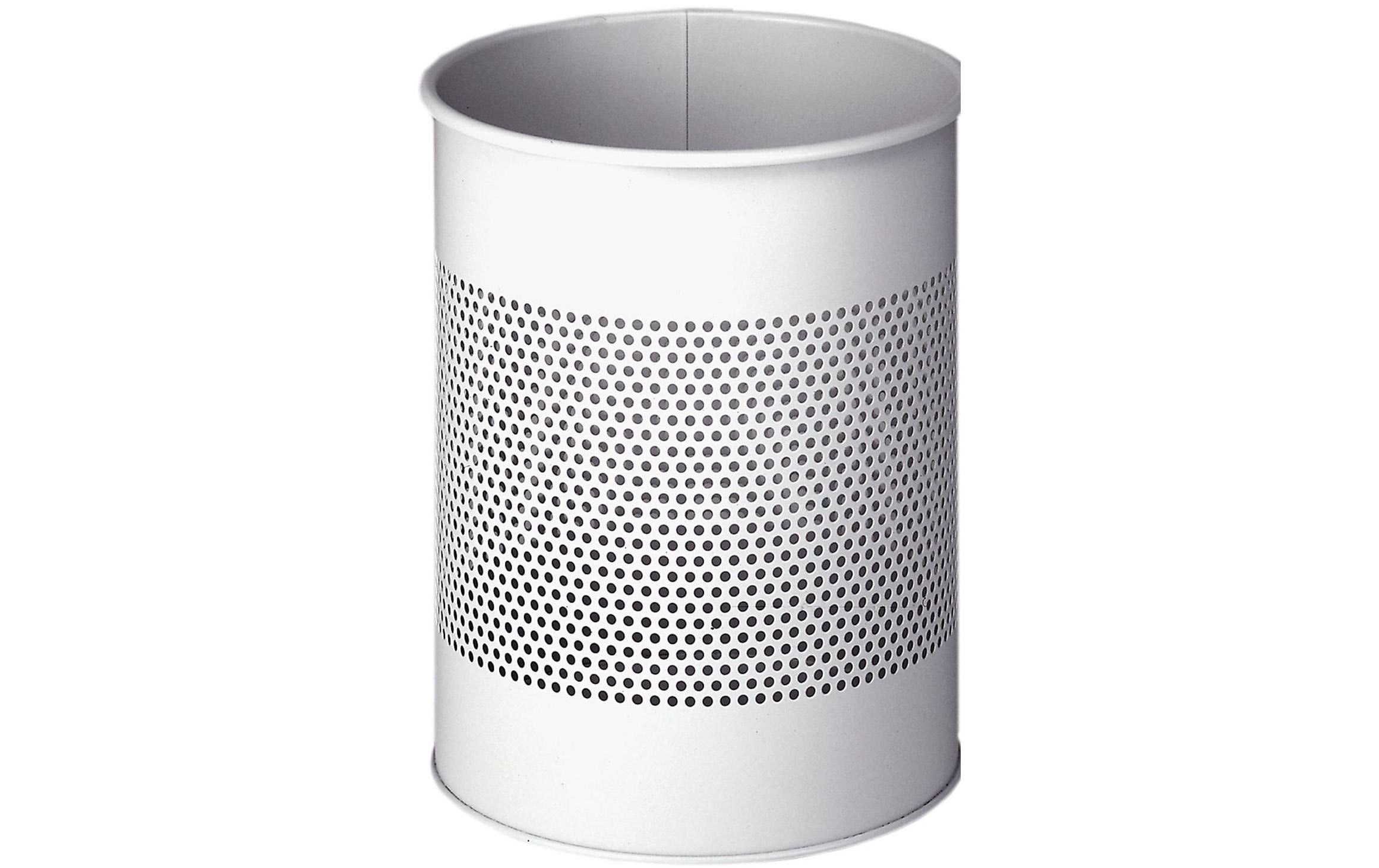 Durable Papierkorb Metall rund grau Masse: 315 x 260 mm, 15 Liter