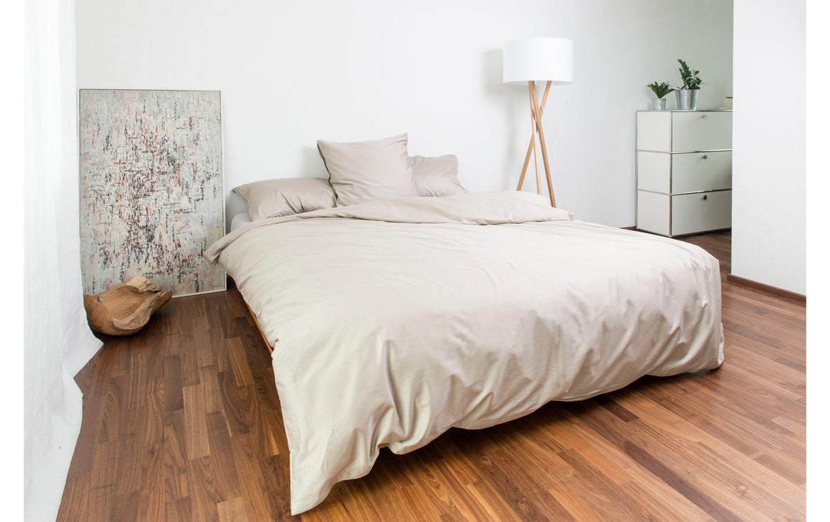 Oni taupe Uni-Satin 240x240 cm 100% BW-Satin uni, mercerisiert, RV