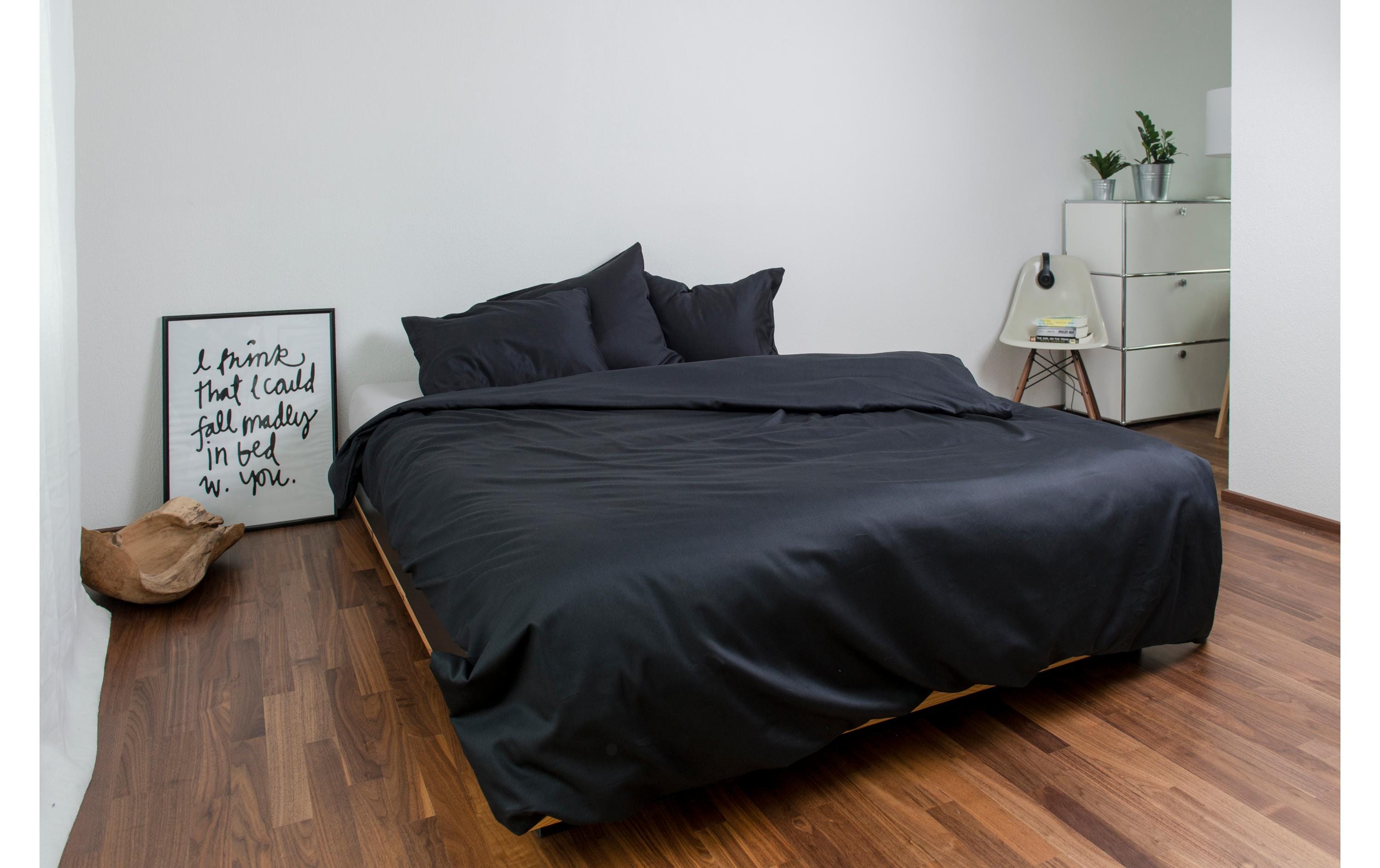 Oni anthrazit Uni-Satin240x240 cm 100% BW-Satin uni, mercerisiert, RV