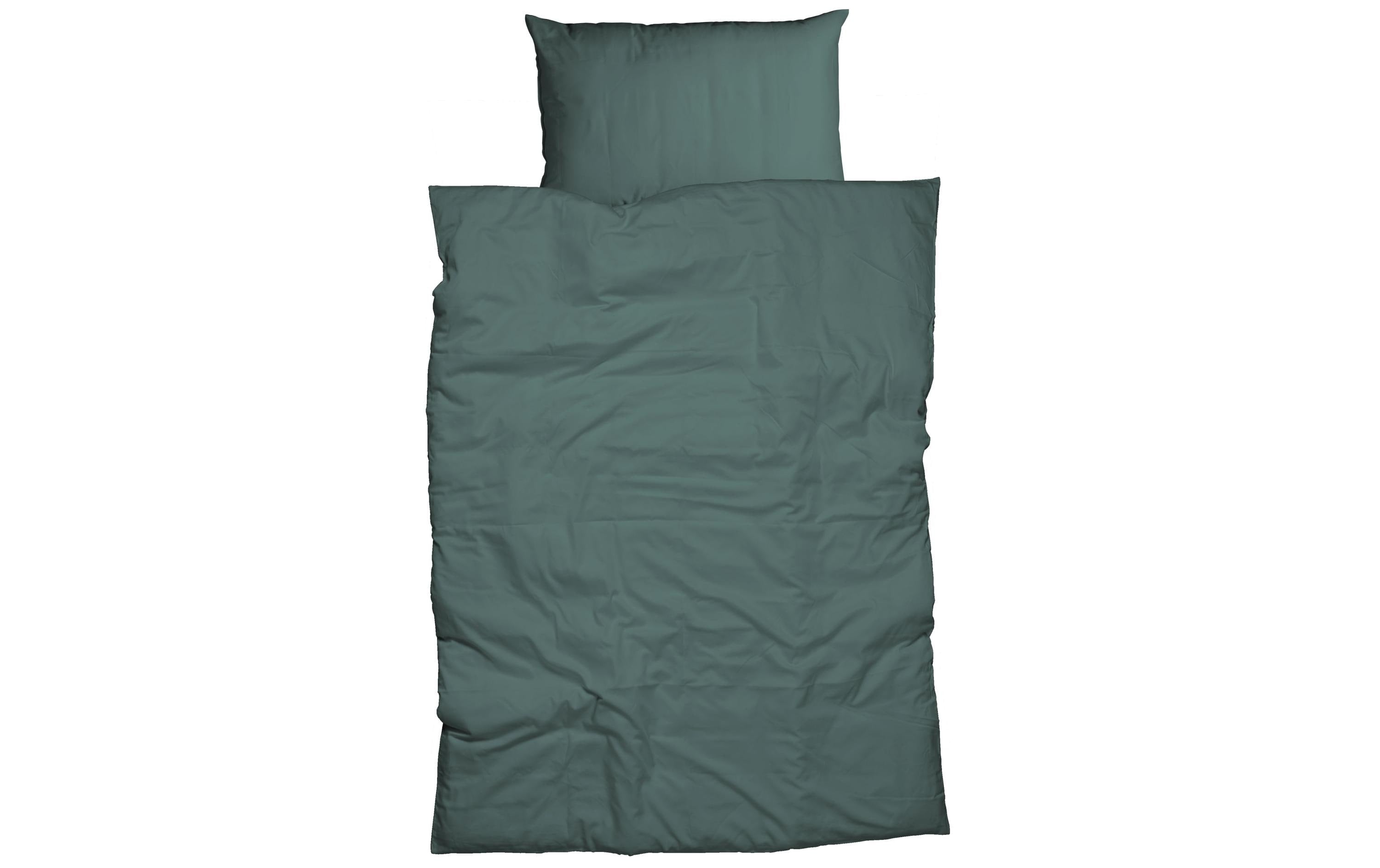 Oni green Kissenbezug 50x70 cm 100% BW-Satin uni, mercerisiert, RV