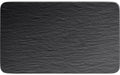 Villeroy & Boch Speiseteller Manufacture Rock 1 Stück, Schwarz