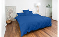 Edi blau Seersucker uni 50x70 cm 100% Baumwolle, RV