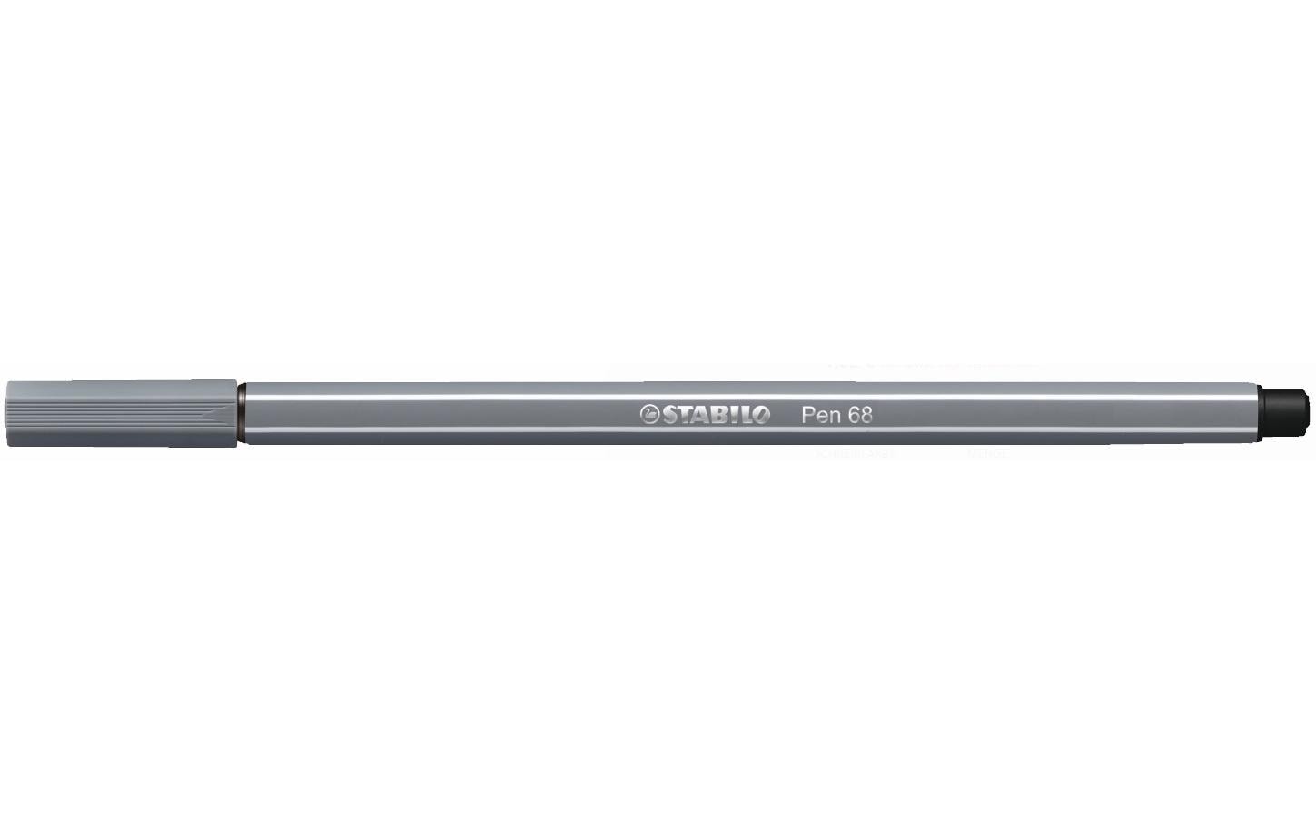 Stabilo Faserschreiber Pen 68 1 Stück, Strichstärke: 1 mm, Dunkelgrau