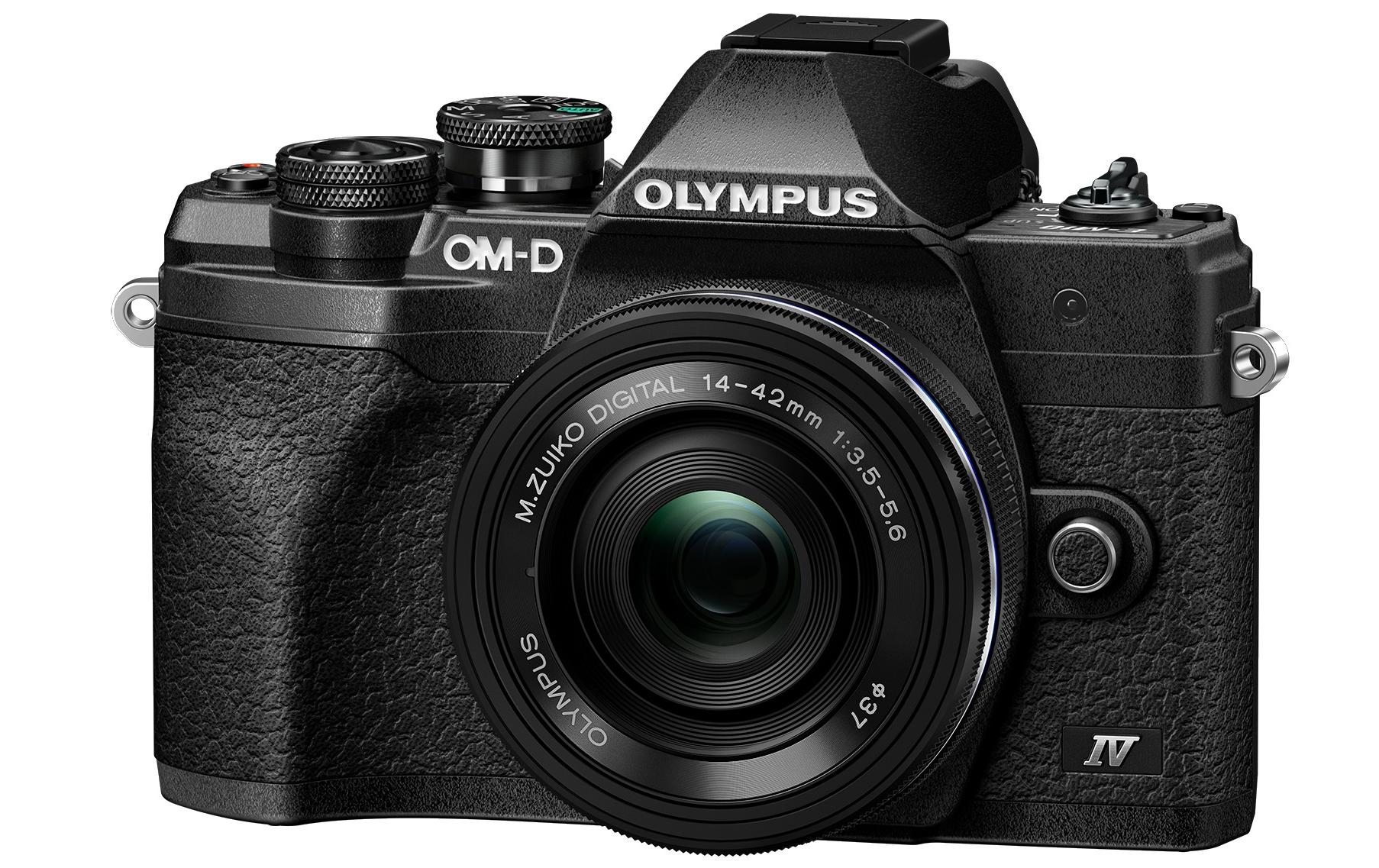 Olympus E-M10 Mark IV 14-42mm schwarz 14-42mm F3.5-5.6 Pancake