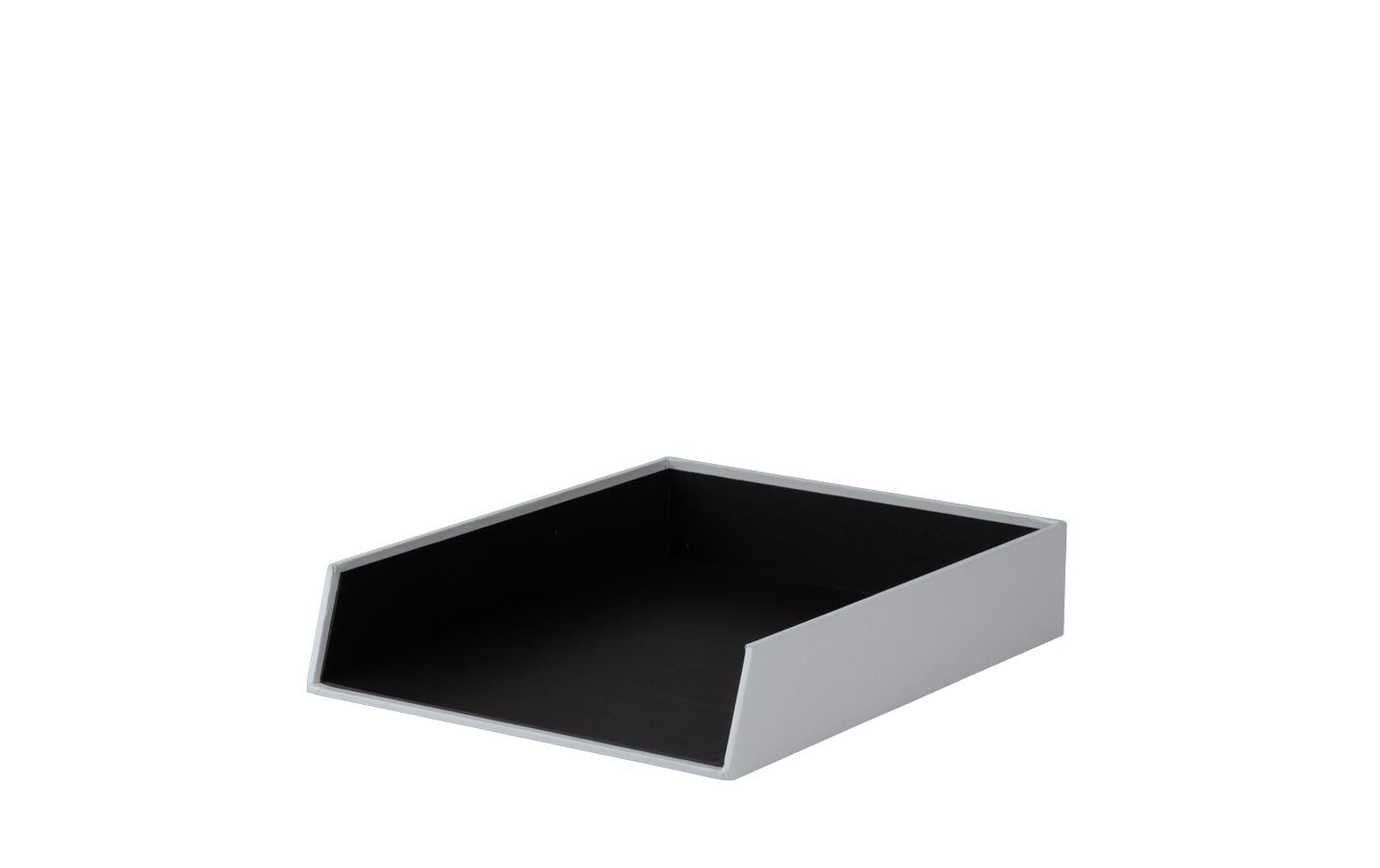 Rössler Ablagekorb für A4 Soho Stone grau, 26x6x32 cm