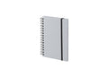 Rössler Notizblock Soho Stone grau A5 80 Blätter, mit Spiralbindung