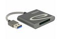 Delock 91583 Card Reader USB 3.0 1 x USB 3.0/ 1 x XQD 2.0 Slot