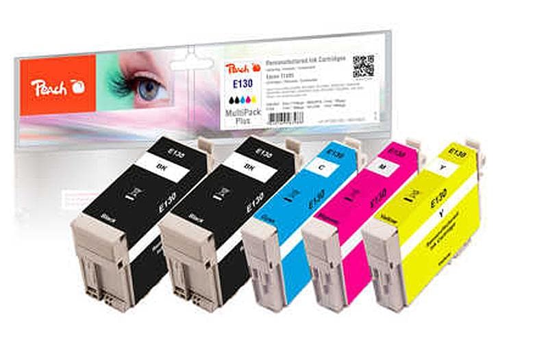 Peach Tinte Epson T1305 MultiPack Plus 2x33, 3x11ml 2xbk, c, m, y