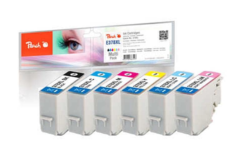 Peach Tinte Epson T3798/No378XL MultiPack 6x13ml bk, c, m, y, lc, lm