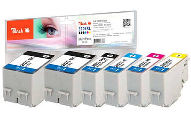 Peach Tinte Epson No 202XL MultiPack Plus 1x20, 4x11ml 2xbk, pbk, c, m, y