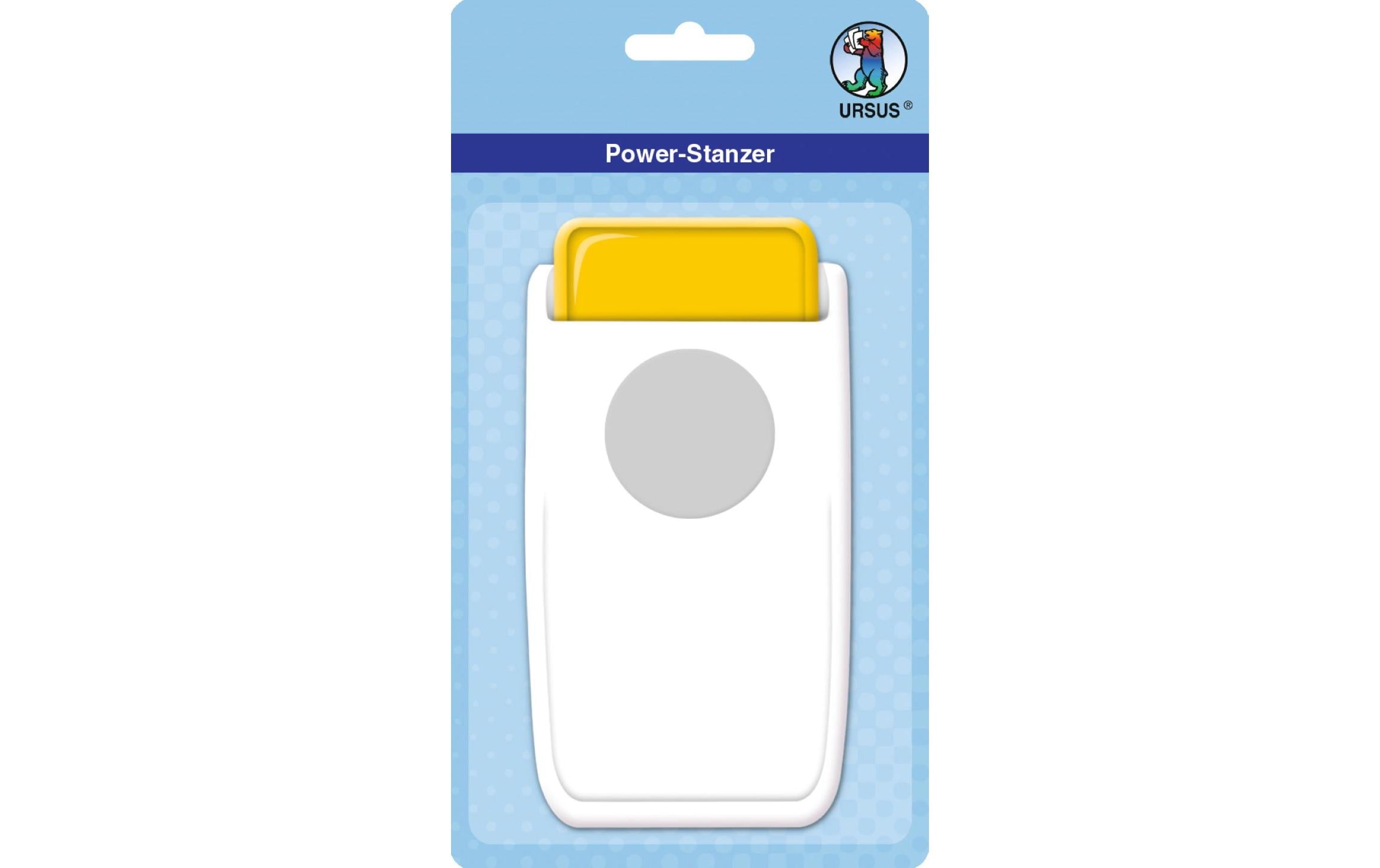 Ursus POWER STANZER "GROSS" KREIS Für Moosgummi, Kork, Karton bis 500g etc.