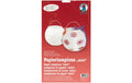 Ursus Papierlampione weiss 6 Stück, Durchmesser 10cm