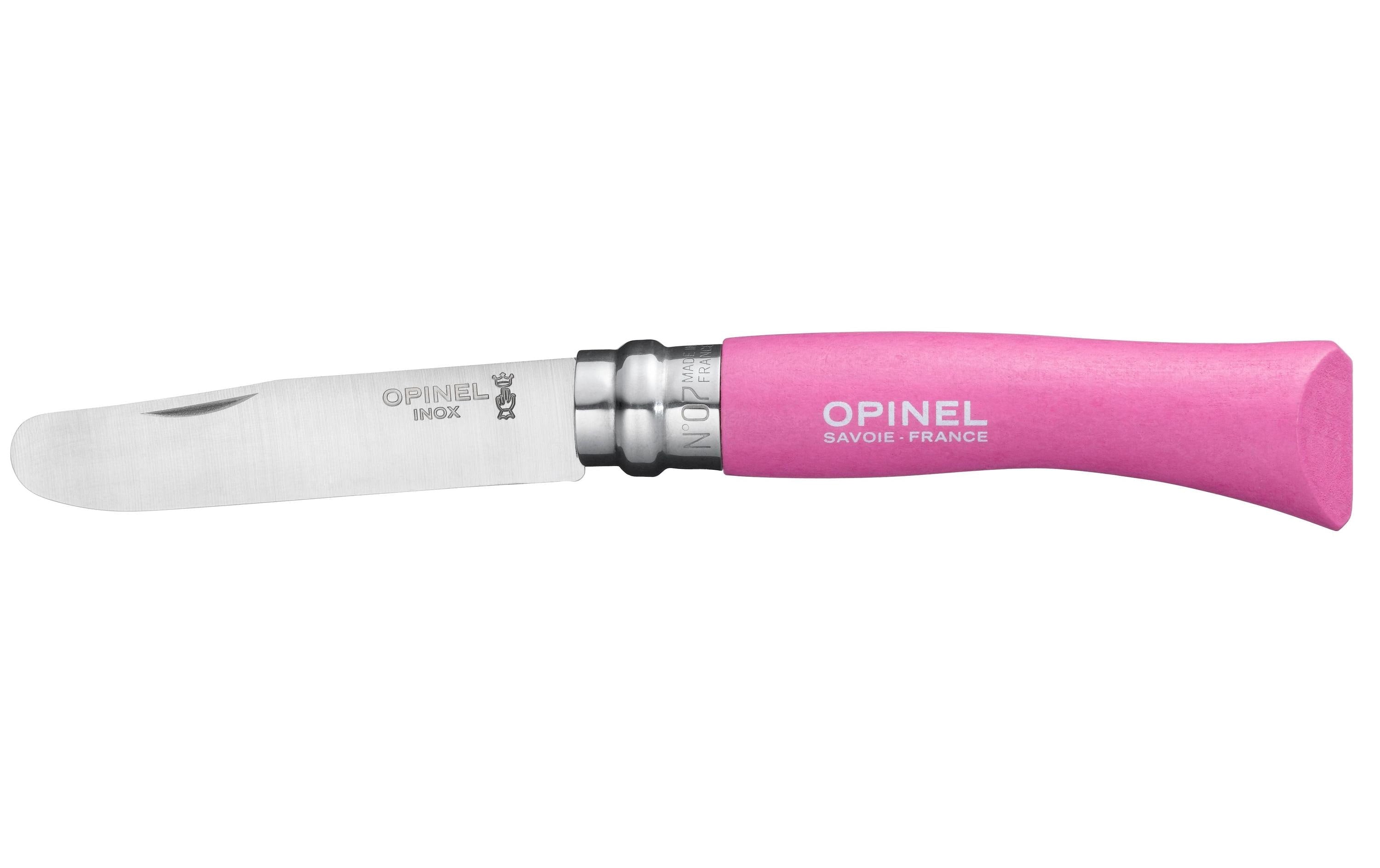 Opinel N°07 safety knives Fuchsia