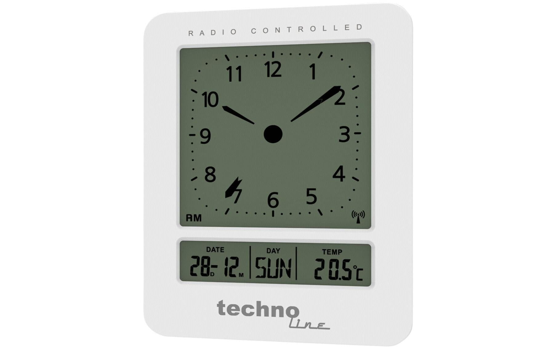 TechnoLine Funkwecker WT745 Digital Temperatur, Datum, Alarm
