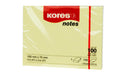 Kores Haftnotizen Gelb 10075 12x1 Block à 100 Blatt, 100 x 75 mm