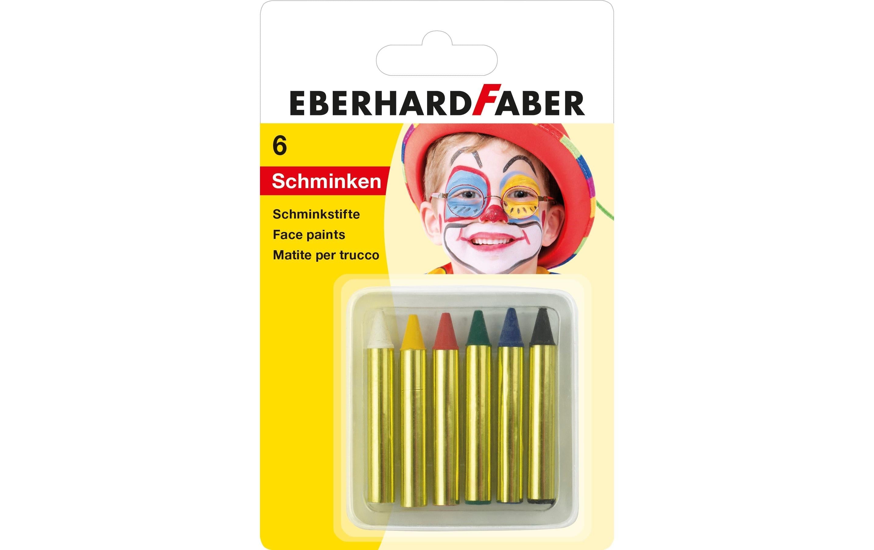 Eberhard F. Schminkstifte kurz 6er Blisterkarte
