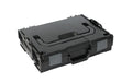 L-BOXX 102 schwarz schwarz mit anthrazitgrauen Schnappern