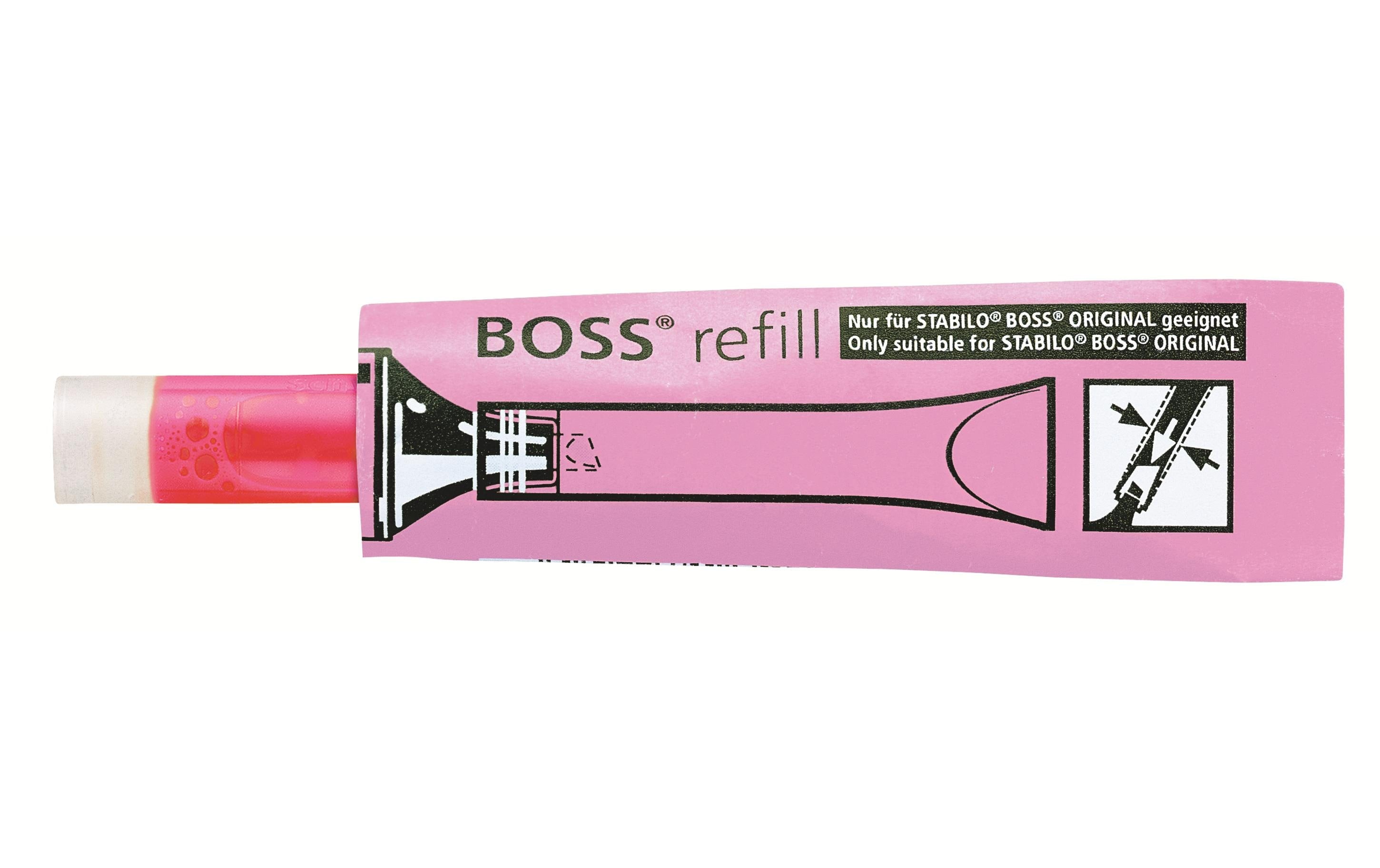 Stabilo Boss Leuchtmarker refill 1 Stk., rosa