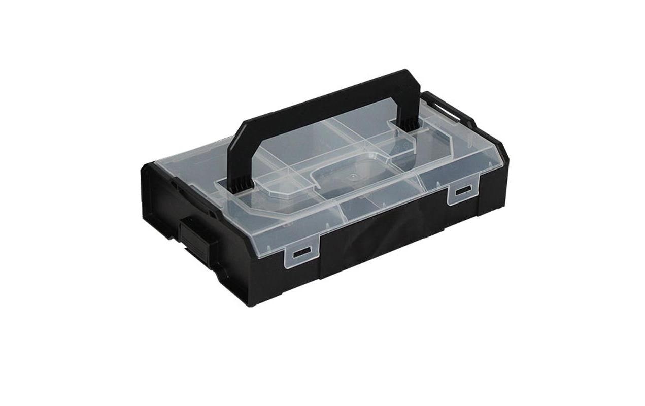 L-BOXX Mini transp. Deckel schwarz mit transparentem Deckel