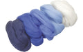Heyda Filzwolle Merino Blau Mix 50g, 100% Wolle