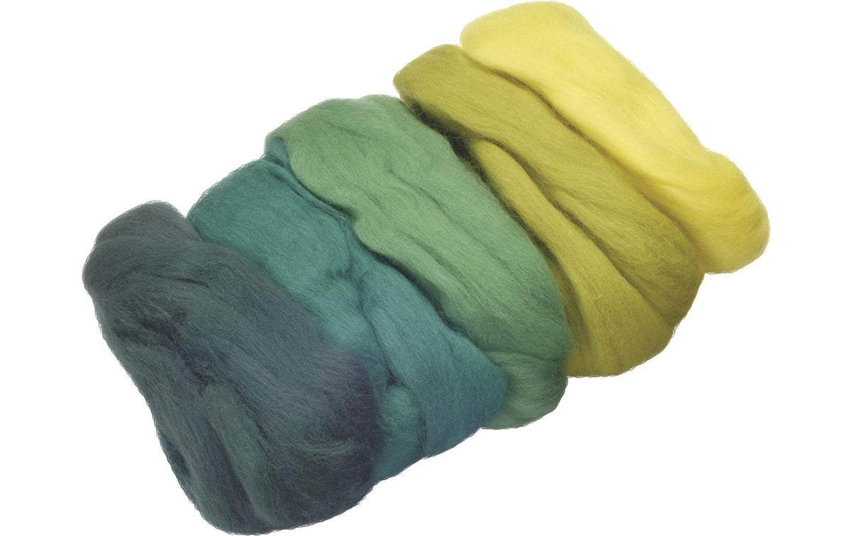 Heyda Filzwolle Merino Mix 50 g, Grün