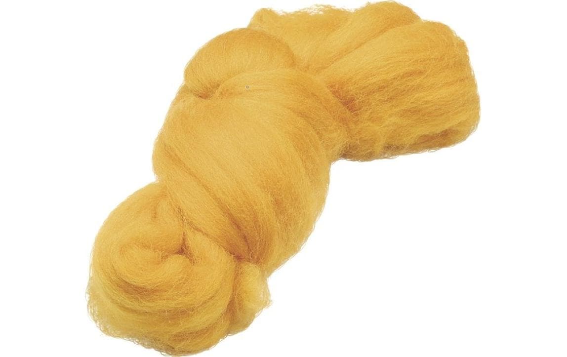 Heyda Märchenwolle maisgelb 50g, 100% Schafwolle