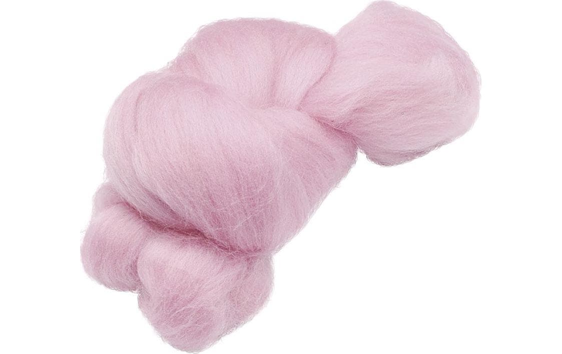 Heyda Märchenwolle rosa 50g, 100% Schafwolle