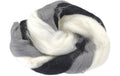 Heyda Märchenwolle 3-Strang-Mix Schwarz 50g, 100% Merinowolle