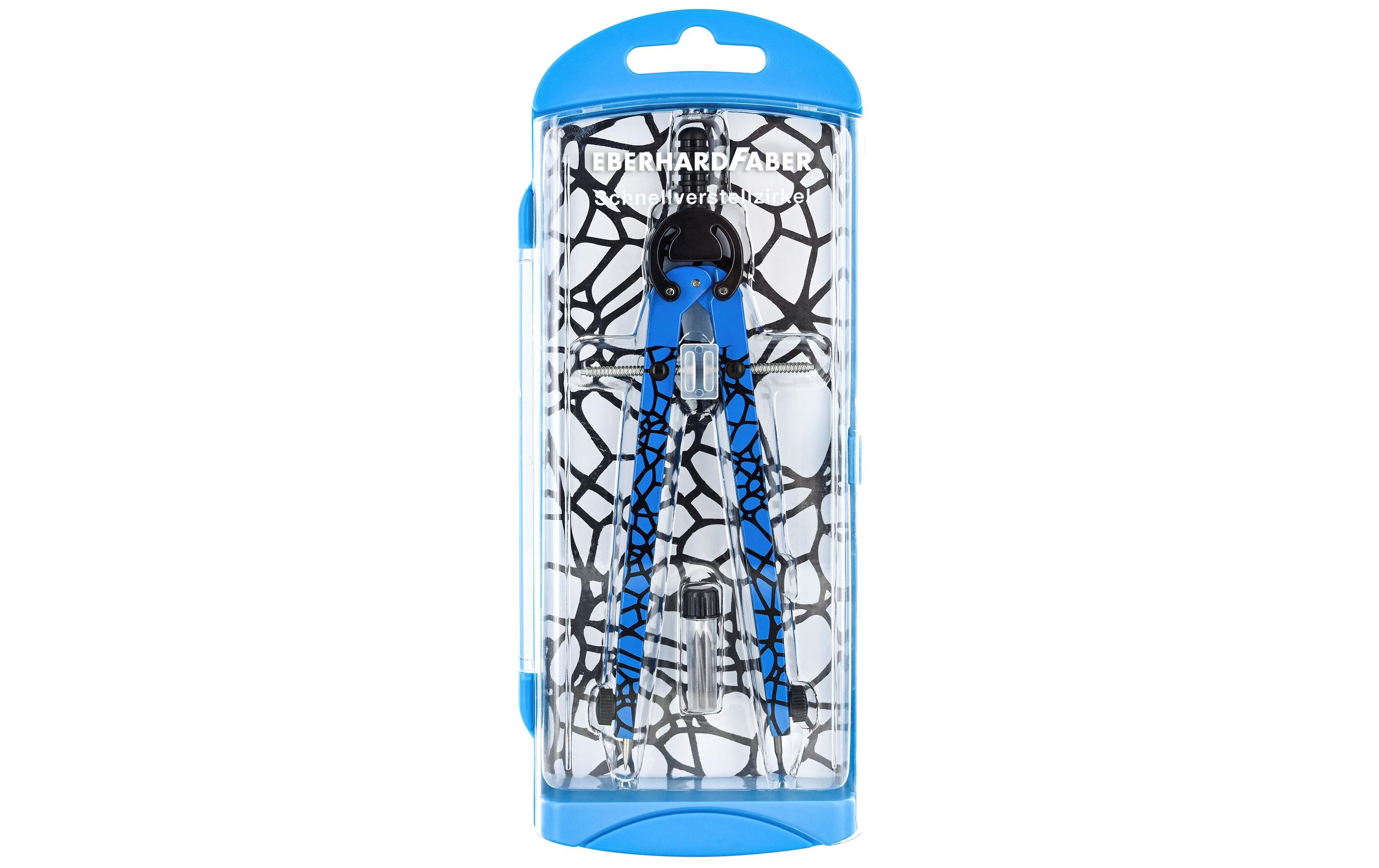 Eberhard F. Schnellverstellzirkel Farbe Neon Blau