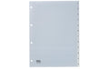 Kolma Register A4 Vista 1-12 Transparent, 12-teilig