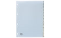 Kolma Register A4 Vista A-Z Transparent, 24-teilig