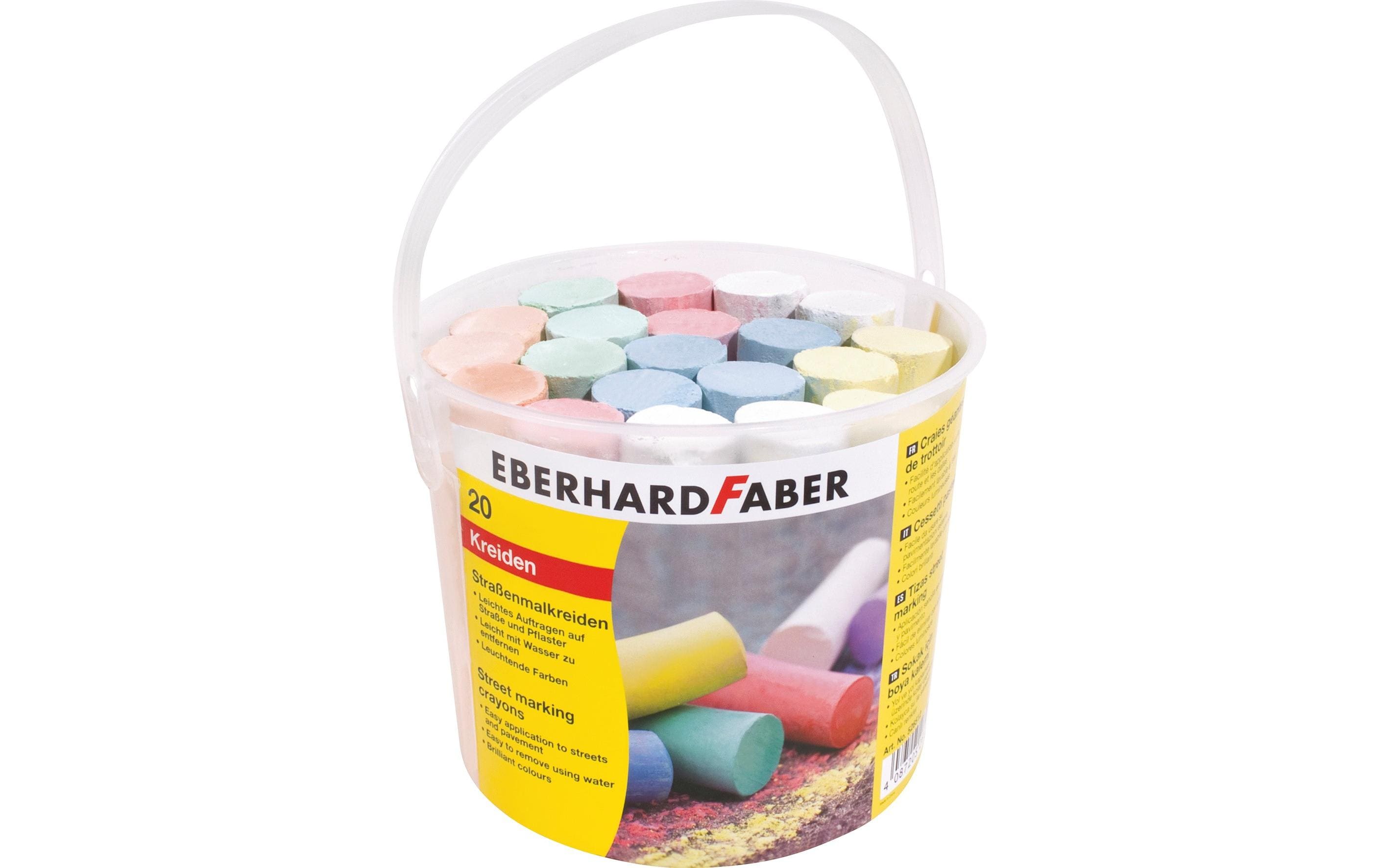 Eberhard F. Strassenmalkreide 20er Eimer 20 Stk.